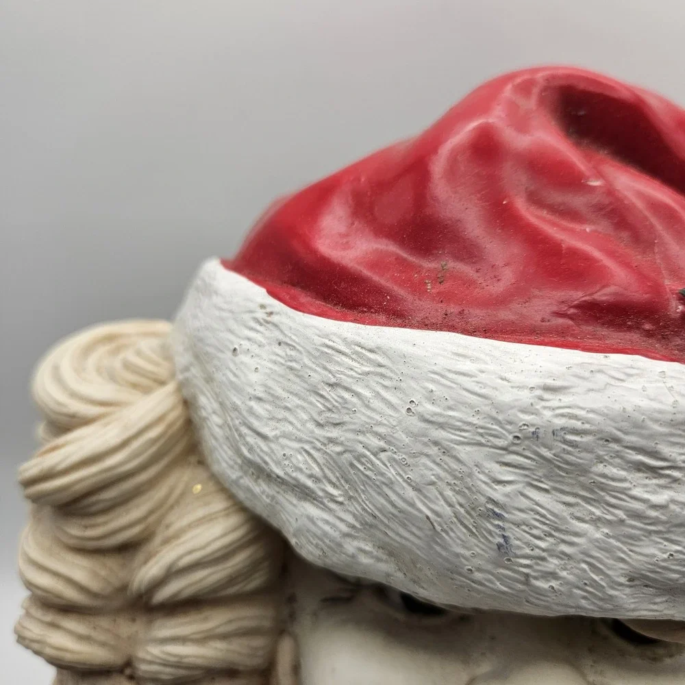 Santa Christmas Musical Painted Molded Plastic Talking Motion Activated Lights